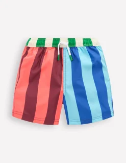 Boden Maillots & Tenues De Plage-Short de bain Rayures verticales multi