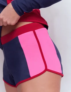 Boden Maillots De Bain-Short de bain Bleu marine, colourblock