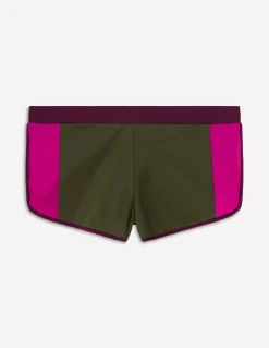 Boden Maillots De Bain-Short de bain Kaki, colourblock