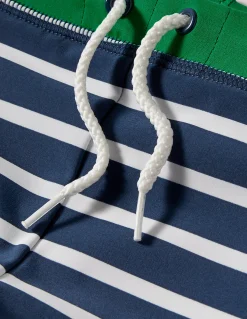 Boden Maillots & Tenues De Plage-Short de bain Bleu marine/blanc
