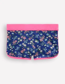 Boden Maillots & Tenues De Plage-Short de bain à motif Motif Meadow Floral bleu saphir