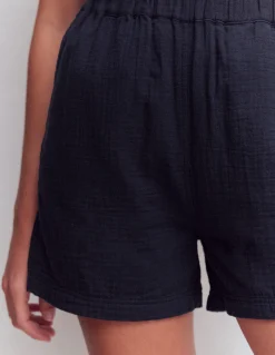 Boden Shorts-Short double-étoffe à enfiler Bleu marine