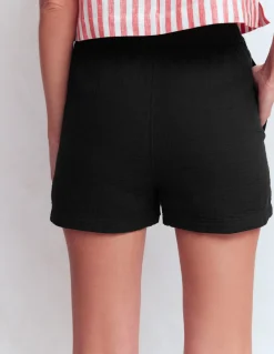 Boden Shorts-Short double-étoffe à enfiler Noir