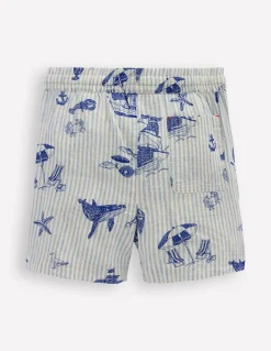 Boden Shorts|Ensembles Assortis-Short en coton et lin Front de mer