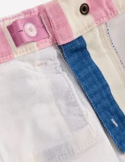 Boden Shorts-Short en jean Rayé pêle-mêle multi