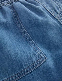Boden Shorts-Short en jean doux Délavage Vintage Léger
