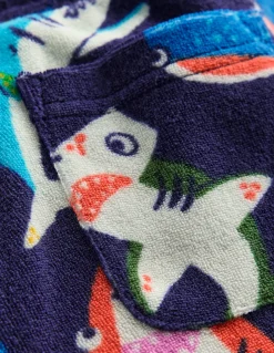 Boden Shorts-Short en éponge Requins bleu marine