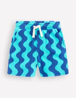 Boden Shorts|Ensembles Assortis-Short en éponge Vague bleu mazarine
