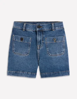 Boden Shorts-Short Primrose en jean Vintage moyen