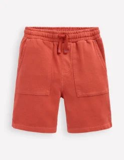 Boden Shorts-Short teint en pièce Terre de Sienne brûlée