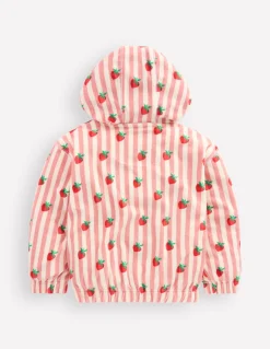 Boden Ensembles Assortis|Sweats-Sweat à capuche décontracté en éponge Rayé fraise blush
