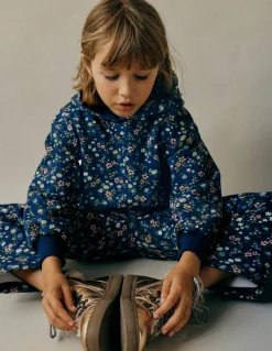 Boden Ensembles Assortis|Sweats-Sweat à capuche imprimé Motif Meadow Floral bleu tribord