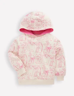 Boden Ensembles Assortis|Sweats-Sweat à capuche imprimé Animaux avoine