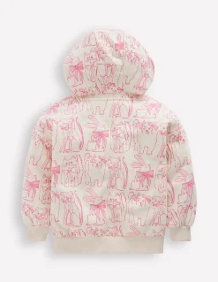 Boden Ensembles Assortis|Sweats-Sweat à capuche imprimé Animaux avoine