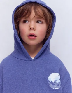 Boden Sweats|Tops & T-Shirts-Sweat à capuche motif avant et arrière Phases de la lune