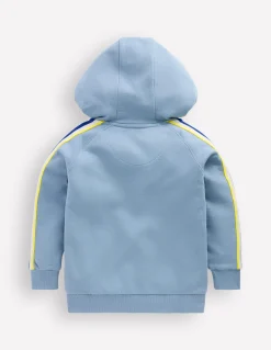 Boden Ensembles Assortis|Sweats-Sweat à capuche zippé avec manches raglan Bleu français
