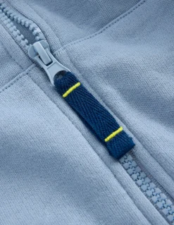 Boden Ensembles Assortis|Sweats-Sweat à capuche zippé avec manches raglan Bleu français
