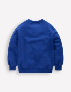 Boden Ensembles Assortis|Sweats-Sweat à écussons Dinos bleu saphir