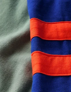 Boden Ensembles Assortis|Sweats-Sweat à manches colourblock COLOURBLOCK VERT CHINOIS