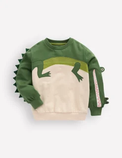 Boden Sweats|Tops & T-Shirts-Sweat avec animal 3D Croco