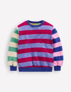 Boden Tops & T-Shirts|Sweats-Sweat imprimé Rayé pêle-mêle multi