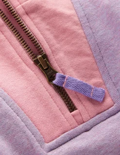 Boden Ensembles Assortis|Sweats-Sweat partiellement zippé Violet/rouge