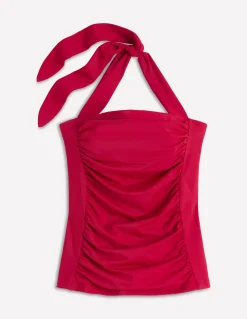 Boden Bikinis|Maillots De Bain-Tankini froncé Kythira Rouge Mérida