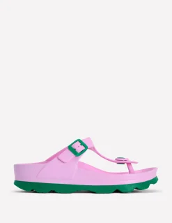 Boden Chaussures Plates|Sandales-Tongs Lyla Rose/vert