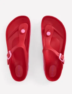 Boden Chaussures Plates|Sandales-Tongs Lyla Rouge/rose