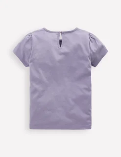 Boden Tops & T-Shirts-Top à manches bouffantes et super surpiqûres Papillons violet