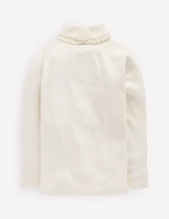 Boden Tops & T-Shirts-Top côtelé à col roulé Ivoire