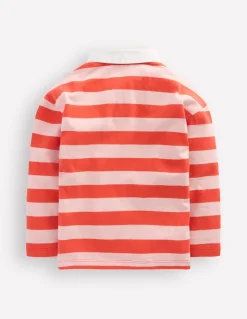 Boden Tops & T-Shirts-Top de rugby à emmanchures basses Rayé fiesta/lotus