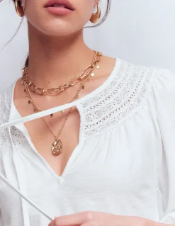 Boden Tops & T-Shirts-Top Edi à détails dentelle Blanc