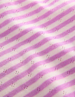 Boden Tops & T-Shirts-Top en pointelle à manches courtes Sucré