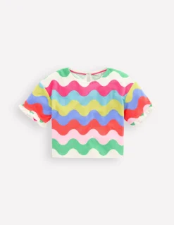Boden Tops & T-Shirts|Ensembles Assortis-Top en éponge à emmanchures basses Bunt Wellen Streifen