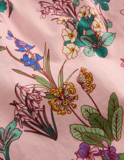 Boden Tops & T-Shirts|Ensembles Assortis-Top tissé à manches bouffantes Motif floral rose