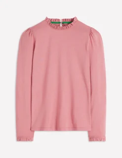 Boden Tops & T-Shirts-Top volanté ultra-doux Rose vintage