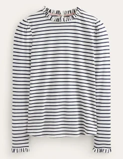 Boden Tops & T-Shirts-Top volanté ultra-doux Black