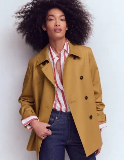 Boden Tenues De Travail|Manteaux & Vestes-Trench trapèze à cœur Rayé