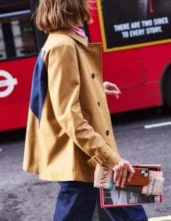 Boden Tenues De Travail|Manteaux & Vestes-Trench trapèze à cœur Rayé