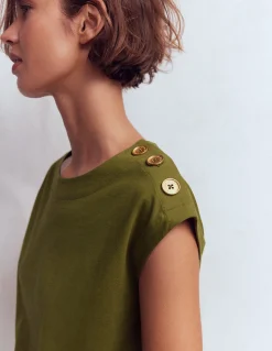 Boden Tops & T-Shirts-T-shirt à boutons Eintagsfliege