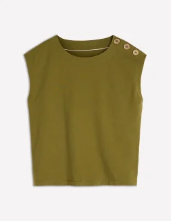 Boden Tops & T-Shirts-T-shirt à boutons Eintagsfliege