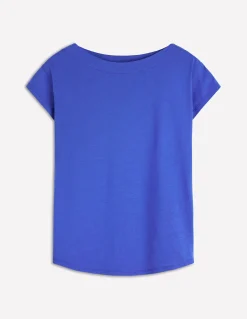 Boden Tops & T-Shirts-T-shirt à col bateau ultra-doux Bleu Beaucoup
