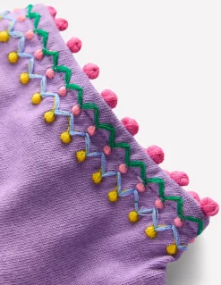 Boden Tops & T-Shirts-T-shirt à manches bouffantes Violet aster