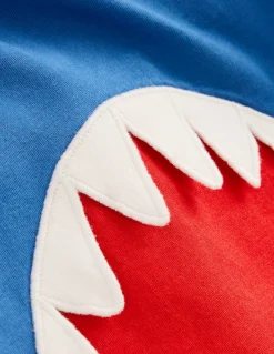 Boden Tops & T-Shirts-T-shirt à manches courtes et appliqué fun Requin geai bleu