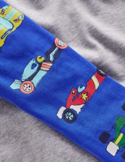 Boden Tops & T-Shirts-T-shirt à manches raglan imprimées Voitures de course