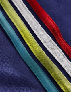 Boden Tops & T-Shirts-T-shirt à manches raglan motif arc-en-ciel Bleu crépuscule