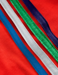 Boden Tops & T-Shirts-T-shirt à manches raglan motif arc-en-ciel ORANGE VERMILLON