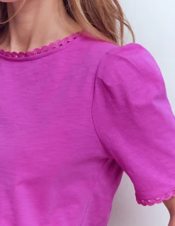 Boden Tops & T-Shirts-T-shirt Ali festonné Passiflore