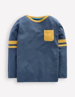Boden Tops & T-Shirts-T-shirt colourblock Bleu robot/jaune canari